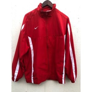 Red Nike Windbreaker